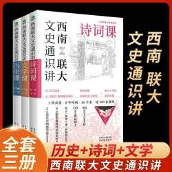 西南联大文史通识讲(套装全3册）诗词课文学课历史课