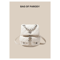 bag of parody 包包女2025新款小香风双肩包