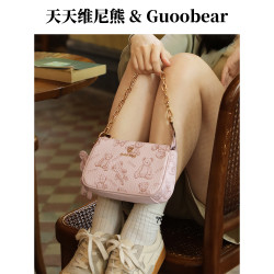 天天维尼熊Guoobear小熊包包小手提包小众经典单肩斜挎包女