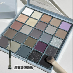 魔法色彩 GlamColour/魔法色彩25色暮野城邦眼影盘ins闪粉亮片