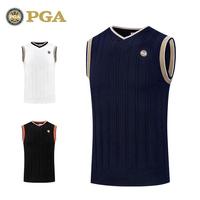 PGM 美国PGA 2026新品春夏款高尔夫男装毛衣男士背心羊毛面料保暖马甲