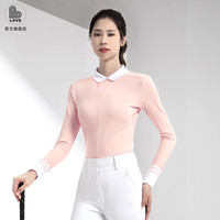 高尔夫服装女款长袖运动服装百搭上衣显瘦高弹秋季高尔夫穿搭