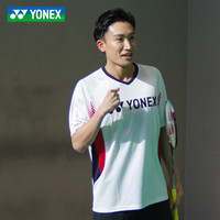 YONEX 2024新款速干羽毛球服比赛服短袖男女团队服110284