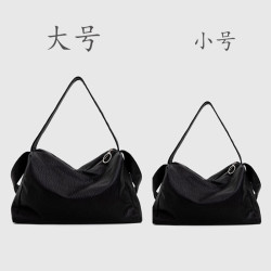 MINIOU轻便捏捏超大容量旅行时尚休闲单肩包斜挎百搭托特女士包包