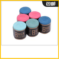 BUCK雄鹿干性十字花圆形巧粉九球黑八斯诺克台球杆配件