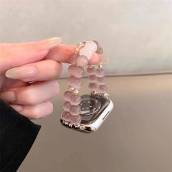 ins适用小米手环10/9pro猫眼石弹力水晶红米watch4小众高级76手链