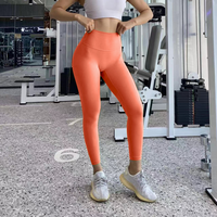 特价瑜伽裤裸感高腰紧身裤打底裤瑜速干透气高弹力女外穿运动九分