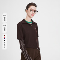 navigare 意大利小帆船假两件POLO领针织衫