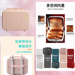 帝柏 手提化妆行李箱大容量时尚女包小清新收纳箱高雅大气箱8861L