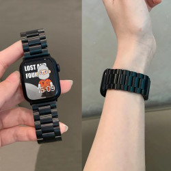 iwatch8表带苹果手表apple watch7654金属不锈钢商务女男高级星光
