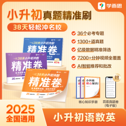 学而思数学语文小升初冲刺精准卷2025满分英语考点精准刷英语书