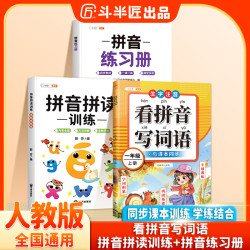 拼音拼读专项训练-小学拼音强化训练 幼小衔接习题知识