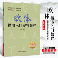 欧体楷书入门教程 王丙申著 扫码看视频 楷书基础书法教材教程