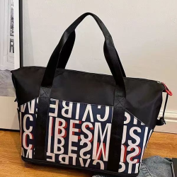 黑色旅行包收纳包 可扩展家用可套拉杆旅行包T