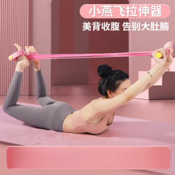 世崛 仰卧起坐脚蹬拉力器辅助拉力绳瑜伽练肚子男女家用健身器材弹力绳