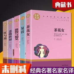 世界经典文学名著名家名译 茶花女悲惨世界红与黑傲慢与偏见复活