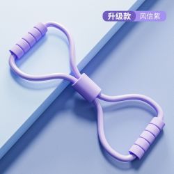 8字拉力器背部训练肩颈拉伸带八字弹力绳家用开背瑜伽锻炼瘦手臂