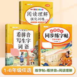 2026同步练字帖下册小学语文人教版课本同步字帖描红练习一二类字