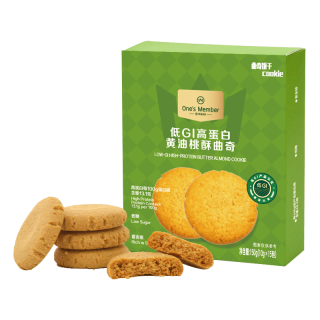 1号会员店 低GI高蛋白黄油桃酥曲奇 150g/盒 （plus会员免运费）