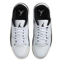 百亿补贴：NIKE Jordan FLIGHT COURT时尚舒适低帮复古篮球鞋 男款黑白HF3255-112