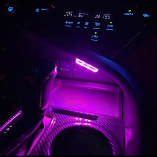 UNAIYA/优耐雅车载触摸照明灯12V中控室内车内炫彩触摸灯车上用品