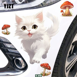 专颖 松弛感车贴~可爱猫咪贴画汽车车门保险杠划痕遮挡遮盖贴纸个性卡