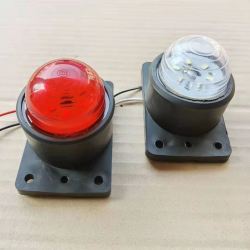 箱货车车厢顶灯防水高亮LED示宽灯12V24V大货车示廊灯橡皮四角灯