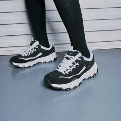 斯凯奇 经典黑白复古 奥利奥女款老爹鞋