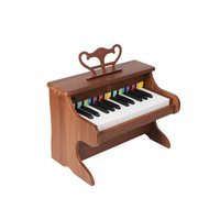 移动端：Hape 25键复古电子钢琴玩具木质弹奏家用初学婴儿宝宝女孩3岁+