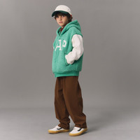 Gap 男女童秋冬复合仿羊羔绒连帽外套 593845