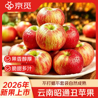 京觅 云南昭通丑苹果 净重4.5斤 单果70mm+
