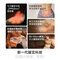 SKG 暖宫腰带大姨妈神器腰部艾灸热敷暖宝宝暖腹痛经艾灸热敷APP智控