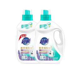 超能 植翠低泡洗衣液3.38kg*2瓶（13.52斤）薰衣草香