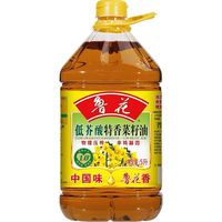 鲁花 香飘九州鲁花低芥酸特香菜仔油5L家用食用油非转基因物理压榨一级