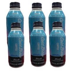 UCC 无糖冷萃黑咖啡饮料370ml*6瓶整箱装0糖提神减脂 27年5月到期