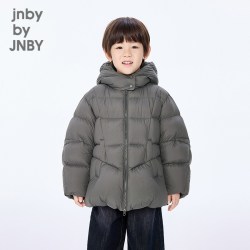 jnby by JNBY 羽绒服廓形立体保暖简约时尚冬男女童儿童jnbybyjnby