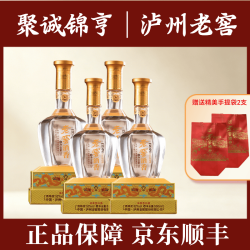 泸州老窖 老窖股份出品   礼盒装 浓香型 52度 500mL 4瓶 老窖酒香N9 整箱