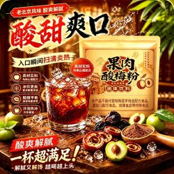 果肉酸梅粉正宗酸梅汤真果肉酸梅粉冲饮老北京风味官方旗舰店