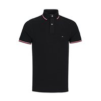 TOMMY HILFIGER 男士夏季商务休闲短袖Polo衫日常通勤T恤