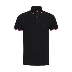 TOMMY HILFIGER 男士夏季商务休闲短袖Polo衫日常通勤T恤