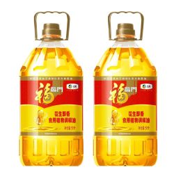 福临门 中粮福临门醇香花生调和油5L*2桶食用炒菜油家庭5升批发
