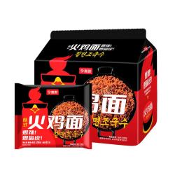 今麦郎 方便速食 方便面 拌面 火鸡面五连包106g*5