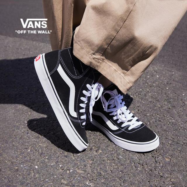 VANS 官方 Ashwood Hi Decon黑色复古街头高帮女鞋板鞋