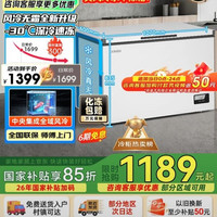 星星 260L单温家用小型冰柜 大容量风冷无霜保鲜节能一级能效BD/BC-260WE