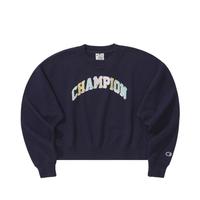Champion 圆领套头 字母刺绣圆领甜美女式卫衣