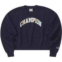 Champion 字母刺绣 圆领套头 女士卫衣