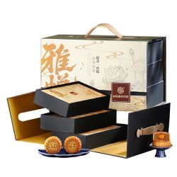 稻香村 月饼礼盒广式蛋黄莲蓉苏式五仁枣泥中秋高档送长辈领导礼物1200g