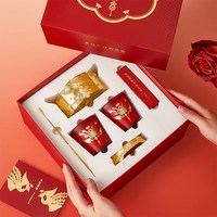 和玺 故宫文创凤冠霞帔走马灯香薰蜡烛摆件