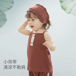 巴厘小猪 儿童两件套 分体衣