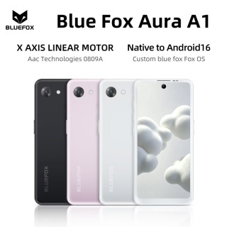 蓝狐 Aura A1智能手机4.7英寸迷你小手机LCD高刷新护眼屏双扬声器智能手机备用 这是黑 8GB+128GB